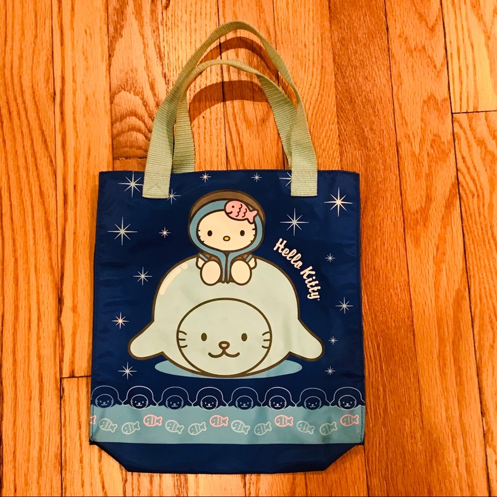 Rare Vintage Hello Kitty Seal Bag Mini Tote